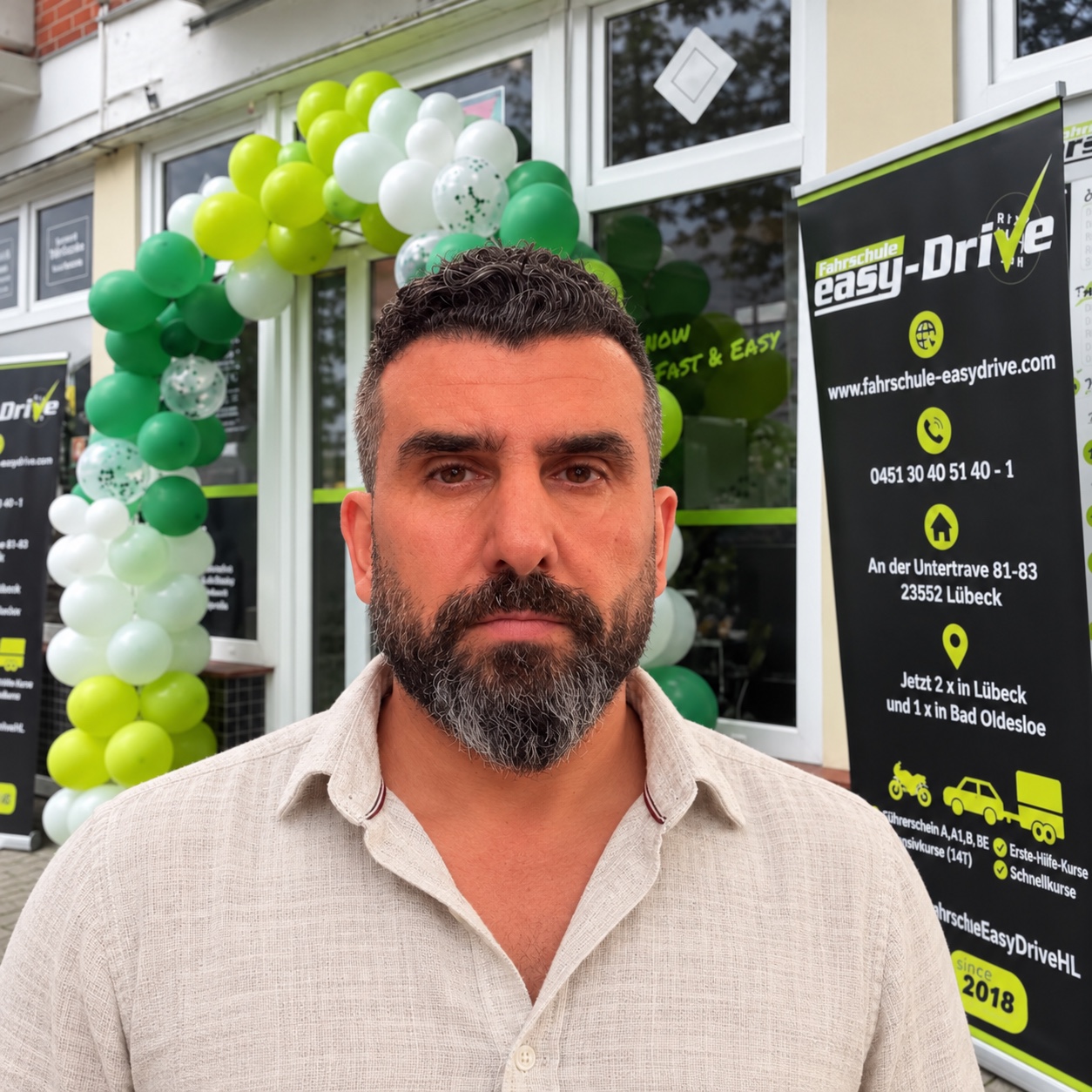 Yilmaz Levent – Inhaber & Fahrlehrer A, B, BE